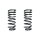 Fahrwerksfeder-Set hinten Schraubenfeder 278mm SPIDAN für ALFA ROMEO GTV