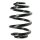 Fahrwerksfeder-Set hinten Schraubenfeder 224mm SPIDAN für BMW 3 Compact