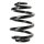 Suspension spring set rear coil spring 224mm SPIDAN for BMW 3 Compact