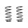 Fahrwerksfeder-Set hinten Schraubenfeder 325mm SPIDAN für CHEVROLET NUBIRA Kombi