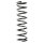 Fahrwerksfeder-Set hinten Schraubenfeder 376mm SPIDAN für FORD FOCUS I