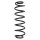Suspension spring set rear coil spring 335mm SPIDAN for VW FOX hatchback