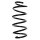 Suspension spring set front coil spring 315mm SPIDAN for OPEL COMBO Tour