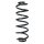 Fahrwerksfeder-Set hinten Schraubenfeder 326mm SPIDAN für VW PASSAT B6