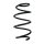 Fahrwerksfeder-Set vorne Schraubenfeder 317mm SPIDAN für OPEL ASTRA K