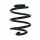 Fahrwerksfeder-Set hinten Schraubenfeder 188mm SPIDAN für RENAULT WIND (E4M_)