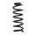 Fahrwerksfeder-Set hinten Schraubenfeder 366mm SPIDAN für MAZDA CX-5 (KF)