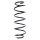 Suspension spring set front coil spring 315mm SPIDAN for SMART FORTWO Coupe