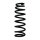 Suspension spring set rear coil spring 323mm SPIDAN for SONATA V