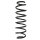 Fahrwerksfeder-Set hinten Schraubenfeder 340mm SPIDAN für HONDA CIVIC IX