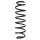 Suspension spring set rear coil spring 340mm SPIDAN for HONDA CIVIC IX