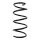 Suspension spring set front coil spring 290mm SPIDAN for AUDI A3 Sportback
