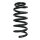 Fahrwerksfeder-Set hinten Schraubenfeder 293mm SPIDAN für OPEL INSIGNIA A