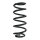 Suspension spring set rear coil spring 284mm SPIDAN for MINI MINI COUNTRYMAN
