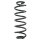 Fahrwerksfeder-Set hinten Schraubenfeder 330mm SPIDAN für VW GOLF VI