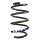 Suspension spring set front coil spring 268mm SPIDAN for VW SCIROCCO III