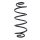 Fahrwerksfeder-Set hinten Schraubenfeder 322mm SPIDAN für PEUGEOT 207 CC