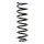 Suspension spring set rear coil spring 316mm SPIDAN for MERCEDES A CLASS W168