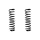 Fahrwerksfeder-Set hinten Schraubenfeder 380mm SPIDAN für AUDI 80 B4