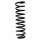 Fahrwerksfeder-Set hinten Schraubenfeder 380mm SPIDAN für AUDI 80 B4