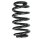Fahrwerksfeder-Set vorne Schraubenfeder 270mm SPIDAN für AUDI A4 B7