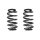 Suspension spring set front coil spring 270mm SPIDAN for AUDI A4 B7