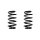 Fahrwerksfeder-Set vorne Schraubenfeder 273mm SPIDAN für AUDI A4 B6