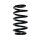 Suspension spring set front coil spring 273mm SPIDAN for AUDI A4 B6