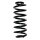 Suspension spring set rear coil spring 330mm SPIDAN for BMW X5 E53