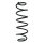 Fahrwerksfeder-Set hinten Schraubenfeder 401mm SPIDAN für RENAULT