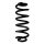 Fahrwerksfeder-Set hinten Schraubenfeder 324mm SPIDAN für SEAT ALHAMBRA (710)
