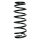 Suspension spring set rear coil spring 305mm SPIDAN for IGNIS II