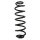 Fahrwerksfeder-Set hinten Schraubenfeder 367mm SPIDAN für SKODA OCTAVIA III
