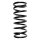Suspension spring set rear coil spring 406mm SPIDAN for LAND ROVER DEFENDER