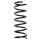 Fahrwerksfeder-Set hinten Schraubenfeder 317mm SPIDAN für FIAT CINQUECENTO 170_