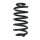 Fahrwerksfeder-Set hinten Schraubenfeder 243mm SPIDAN für OPEL MOKKA