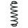 Fahrwerksfeder-Set hinten Schraubenfeder 357mm SPIDAN für AUDI Q3 (8UB)