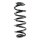 Fahrwerksfeder-Set hinten Schraubenfeder 317mm SPIDAN für AUDI A4 Allroad