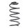 Fahrwerksfeder-Set hinten Schraubenfeder 269mm SPIDAN für OPEL ADAM (M13)