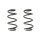 Fahrwerksfeder-Set vorne Schraubenfeder 282mm SPIDAN für AUDI A6 C7
