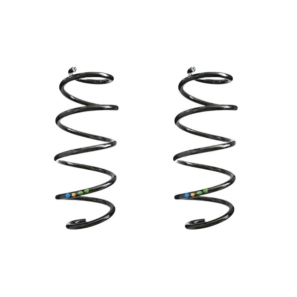 Suspension spring set front coil spring 351mm SPIDAN for SKODA OCTAVIA II