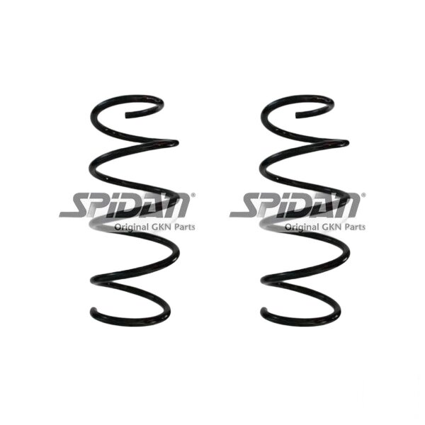 Suspension spring set front coil spring 318mm SPIDAN for SEAT LEON 5F1
