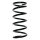 Suspension spring set rear coil spring 351mm SPIDAN for TOYOTA PREVIA II