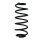 Fahrwerksfeder-Set hinten Schraubenfeder 323mm SPIDAN für TOYOTA YARIS (_P1_)