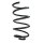 Suspension spring set front coil spring 311mm SPIDAN for BMW 5 Touring