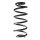 Fahrwerksfeder-Set hinten Schraubenfeder 280mm SPIDAN für AUDI TT (8J3)