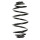 Suspension spring set Replacement Fit SPIDAN for OPEL ASTRA H