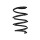 Suspension spring set Replacement Fit SPIDAN for RENAULT TWINGO II