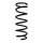 Suspension spring set front coil spring 345mm SPIDAN for LEXUS GS S19