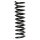 Suspension spring set rear coil spring 330mm SPIDAN for MERCEDES 124 T Model